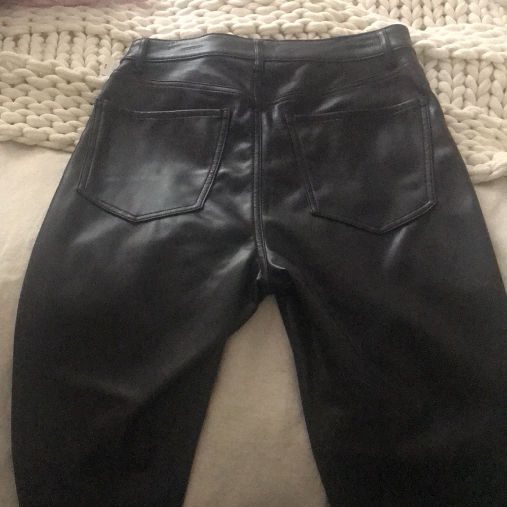 Express Black leather pants